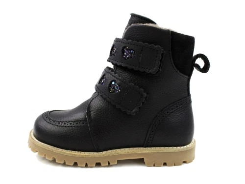 Arauto RAP black disco vinterstøvle Millie med TEX